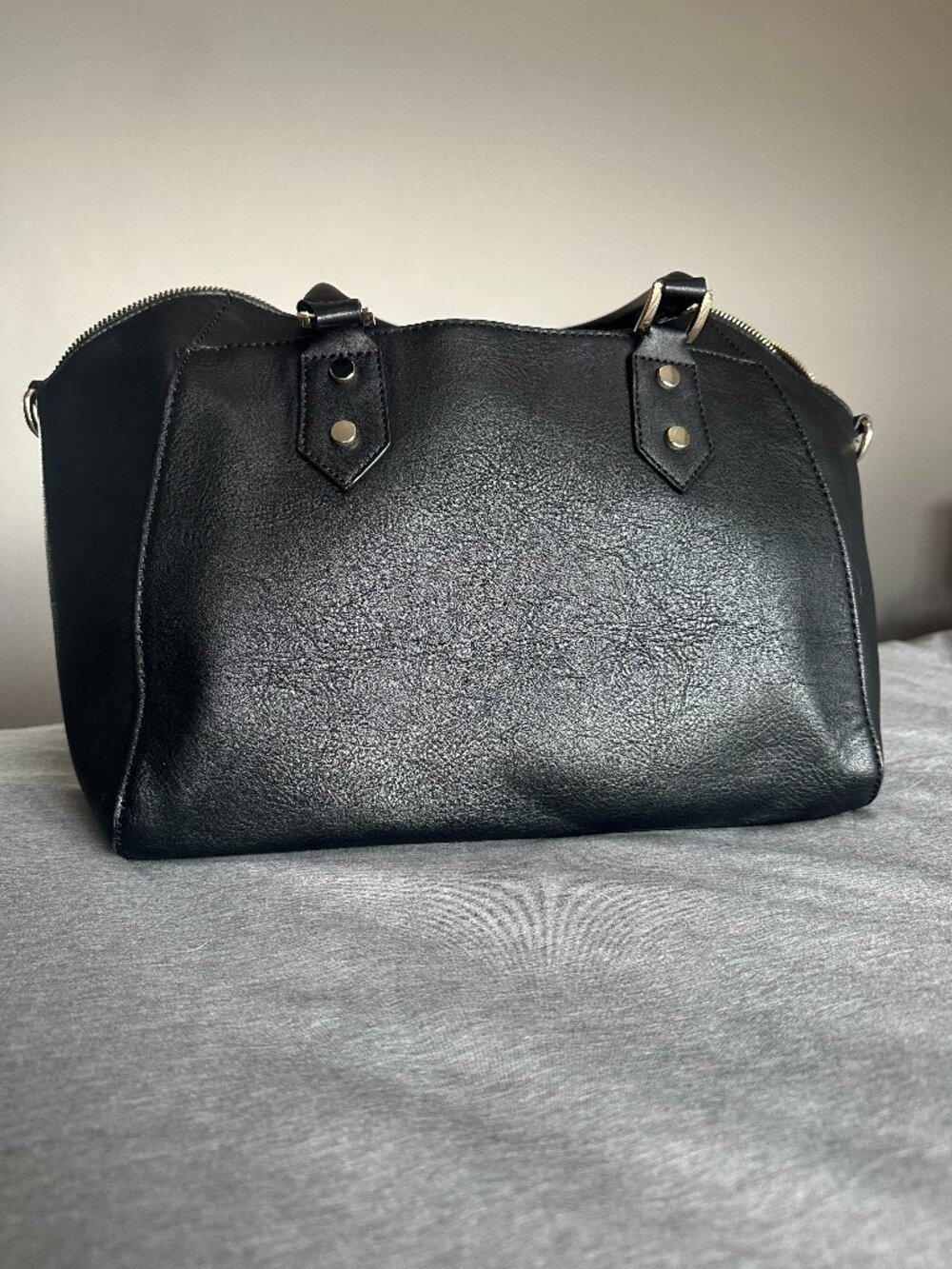 Faux leather Target bag